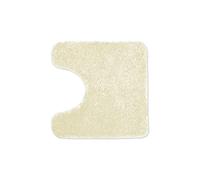 WohnDirect Tapis de Bain Crème - 45x45cm avec Encolure pour WC - pour créer Un Set de Tapis de Bain - Antidérapant, Absorbant et Doux