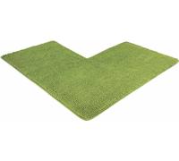 WohnDirect tapis de bain d'angle PARIS Vert 100 x 100 x 50 cm