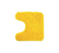 WohnDirect Tapis de Bain Jaune - 45x45cm avec Encolure pour WC - pour créer Un Set de Tapis de Bain - Antidérapant, Absorbant et Doux