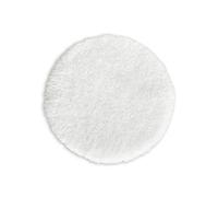 WohnDirect Tapis de Bain Round combinable Un Ensemble • Tapis de Bain Blanc • Ø 56 cm