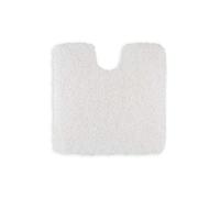 WohnDirect Tapis de Salle de Bain Haut de Gamme Blanc • antidérapant et très Moelleux • Tapis de Bain • Tapis de Bain 45 x 45 cm avec découpe