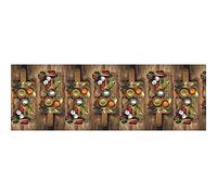 WohnDirect Tapis d'intérieur Fonctionnel jusqu'à 10 m de Long - Tapis de Cuisine résistant, antidérapant et Facile à Nettoyer - Tapis de Bain - Tapis de Passage - Herbs - 50x80cm