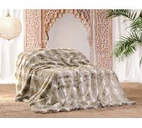 Wohnen & Accessoires GmbH & Co. KG Grande Couverture en Fourrure, Fausse Fourrure Gazelle 220x240cm, 260x300cm et d'autres Tailles (Couvre-lit 240x260cm)