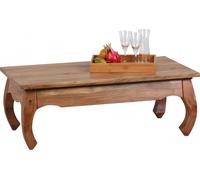 Table basse rectangulaire - WOHNLING - OPIUM - Bois massif acacia - Style oriental