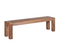 Wohnling banc de salle à manger en bois d'acacia massif MUMBAI banc 160 x 35 cm banc de salle à manger Nouveau