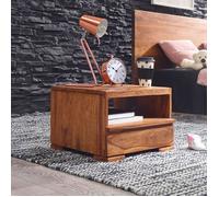 WOHNLING bois Sheesham tiroir de chevet chevet table de chevet Nako