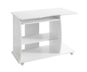 Wohnling Diana WL1.152 Table d'ordinateur à roulettes 90 cm