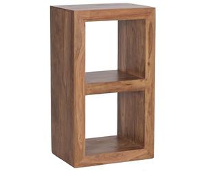 WOHNLING Étagère 50x35x88 cm Bois Massif Sheesham avec 2 Sols