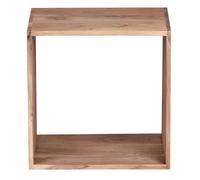 WOHNLING Étagère Cube 43,5x33x43,5 cm Bois Massif Acacia