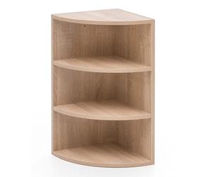 WOHNLING étagère d'angle Sonoma 30x60x30 cm WL5.842 étagère Murale en Bois étagère Suspendue d'angle | Étagère en Bois pour Le Mur High | Étagère Murale Flottante Gratuite