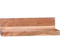 Wohnling Étagère murale en bois massif 60 cm Acacia WL1.573