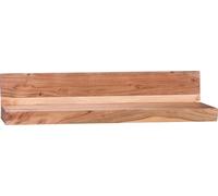 Wohnling Étagère murale en bois massif 80 cm Acacia WL1.575