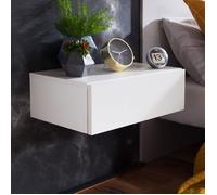 WOHNLING nuit WOHNLING DREAM table de chevet murale panneau mural blanc caisson en bois sommier