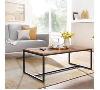 WOHNLING table basse 110x60x40 cm table de salon table basse en bois massif table