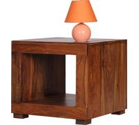 Wohnling Table basse en Sheesham massif 50 x 50 cm Bois massif ; WL1.216
