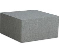 WOHNLING Table basse MONOBLOC aspect béton 60 cm Gris Table de salon Table basse