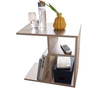 WOHNLING Table d'appoint 50x50x30 cm bois Sonoma Design Table d'appoint canapé, Table basse petite moderne, Petite table de salon carrée, Table de salon table haute de rangement, Table étroite de salo