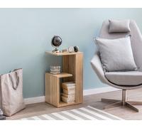 WOHNLING table d'appoint Table basse en bois en porte-à-faux Petite table Sonoma