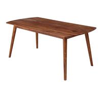 WOHNLING Table de Salle à Manger 120x60x77 cm Bois Massif Sheesham Rustique