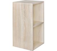 Wohnling WL5.176 Étagère sur pied en bois, 30 x 60 x 30 cm, Étagère moderne Sonoma, Petite étagère murale, Étagère de rangement, Petite bibliothèque, 2 étagères,