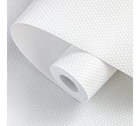 wohomuke Tapis de tiroir,44.5x600cm Protection tiroir Cuisine Plastique EVA Tapis de Frigo (Blanc, 44.5x600cm)