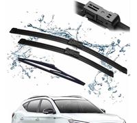 WOHOOD 3 Pièces pour MG ZS EV ZSEV 2019-2022 24"+14"+10" Balais D'essuie-Glace Avant Et Arrière Accessoires De Coupe-vitre De Pare-Brise Accessoires