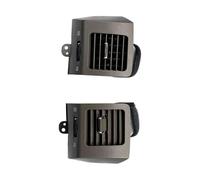 WOHOOD Grille D'aération A/C Vent Silver Decorative Frame pour T&oyota pour Land Cruiser pour Prado LC120 2003 2004 2005 2006 2007 2008 2009