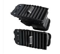 WOHOOD Grille D'aération A/C Vent Silver Decorative Frame pour T&oyota pour Land Cruiser pour Prado LC120 2003 2004 2005 2006 2007 2008 2009