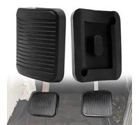 WOHOOD Kit De Protection De Pédale De Frein d'embrayage en Caoutchouc Noir Antidérapant 52002750 pour J&EEP pour Wrangler YJ 1986-1995 Accessoires