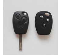 WOHOOD Voiture Décorer pour Smart 453 Fortwo Forfour 2015-2019 Voiture Télécommande Porte-clés Alarme Droite Clé Logo Couverture Couleur Silicone as (Color : Le Noir)