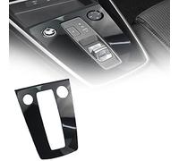 WOHOOD Voiture Décorer Revêtement D'habillage Panneau Changement Vitesse Console Centrale De Voiture pour Audi A3 8Y 2021 Accessoires D'intérieur De Style De Voiture (Color : Le Noir)