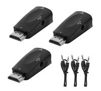 WOHPNLE Adaptateur HDMI vers VGA 1080P, adaptateurs de câble d'ordinateur Haute Vitesse, convertisseur vidéo RVB Fluide, connecteur de Moniteur Polyvalent pour la Maison, Le Bureau, Une