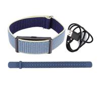 WOHPNLE Bracelet réglable Portable Orange de Bracelet de traqueur de Forme Physique pour l'usage Quotidien 127 Bracelet Intelligent de santé de Preuve de l'eau des Modes 1ATM de (Blue)