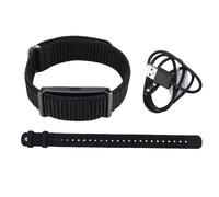 WOHPNLE Bracelet réglable Portable Orange de Bracelet de traqueur de Forme Physique pour l'usage Quotidien 127 Bracelet Intelligent de santé de Preuve de l'eau des Modes 1ATM de (Black)