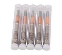 WOHPNLE Bulles d'extrudeuse bimétallique de 5pcs 3D 3D pour Qidi Plus4, ensemble de buse à libération rapide intégrée avec isolation en céramique pour les filaments ABS PETG CF