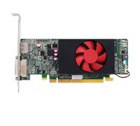WOHPNLE Carte Graphique discrète, 1 Go GDDR3, processeur Graphique Silencieux, Carte vidéo PC économe en énergie avec HDMI DVI pour bureautique et Lecture vidéo HD