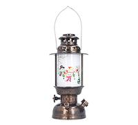 Wohpnle Christmas Lantern, Apparence exquise de Noël Snow Globes Lantern Retro Style LED Wind Light for Decoration Party Gifts