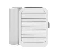 WOHPNLE Climatiseur Portable, Ventilateur de Refroidissement par évaporation, Mini Refroidisseur Personnel USB, unité de climatisation de Bureau avec lumières LED colorées