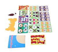 WOHPNLE Conseil d'activités d'apprentissage émotionnel Social, pour Que Les Enfants reconnaissent Les émotions de Construction de compétences avec ABA Thérapie Matériaux Emotion Toys for