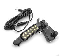 WOHPNLE Contrôle de la tonalité du Volume Micro Acoustique, Son Clair Unité de Rosace Signal Stable Option Humbucker Configuration Rapide Accessoire de Guitare Studio de Performances en