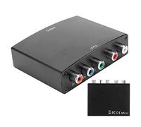 WOHPNLE Convertissez Le convertisseur YPbPr en HDMI, Adaptateur AV Stable, Adaptateur numérique fiable, transformateur VHS Polyvalent pour Une Utilisation Quotidienne à la Maison et au