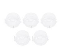 WOHPNLE Couvre-Boucles de Porte, épreuves de bébé, 5 pcs Boucaire de Porte de sécurité pour Enfants verrouille la Couverture d'épreuve des Tout-Petits sphérique pour Usage (L)