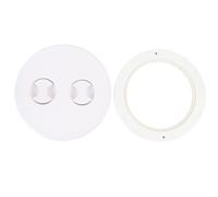 WOHPNLE Éclassement du Bateau, épreuve de l'eau Round Marine Access Hatch 8in Plaque de terrasse en Nylon Plaque d'inspection de terrasse Facile pour Les Yachts et Les Bateaux
