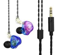 WOHPNLE Écouteurs Intra-Auriculaires à Commande Filaire, écouteurs de Jeu à Prise 3,5 mm avec Micro Mega Bass Détails hiérarchiques Écouteurs ergonomiques pour Ipho Android Pc Mp3 (Colorful)