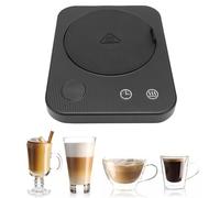 Wohpnle Electric Cup Warmer 40-85 ℃, Auto Arrêt 8H Timer Grand Panneau de Chauffage Mug Chauffeur ABS PP PP Bureau Café réchauffeur pour Dormitory Home (Plug UE 220V)