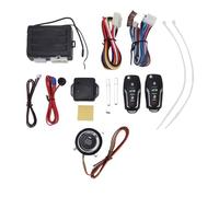 WOHPNLE Entrée sans clé, Système d'alarme de Voiture Universel 12V Universal Moteur à Distance Push Push to Start Ignition Kit for Trucks SUVS VTT et véhicules