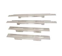 WOHPNLE Gardiens de Vent en Acier Inoxydable pour Plaque d'emploi de 28 Pouces, protège-Vent réglable pour Accessoire de réchauffeur pour Une Flamme Stable et même la Cuisson