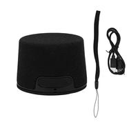 WOHPNLE Haut-Parleur Bluetooth, 3W Base magnétique de Haut-Parleur sans Fil à Faible Latence avec des Modes Doubles sonores puissants pour Les Voyages à l'extérieur (Black)
