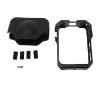 WOHPNLE Kamera -Käfig für OSMO360, Schutzhülle mit Silikonlinsenkappe mit Insta360x5 Action5pro 1/4 Schraubenanschluss für Vlog -Outdoor -Inhaltserstellung