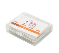 WOHPNLE Lot de 500 feuilles de papier de riz comestible, feuilles de sucre, nougat, papier gaufré comestible, feuilles d'emballage de bonbons faites à la main pour la décoration